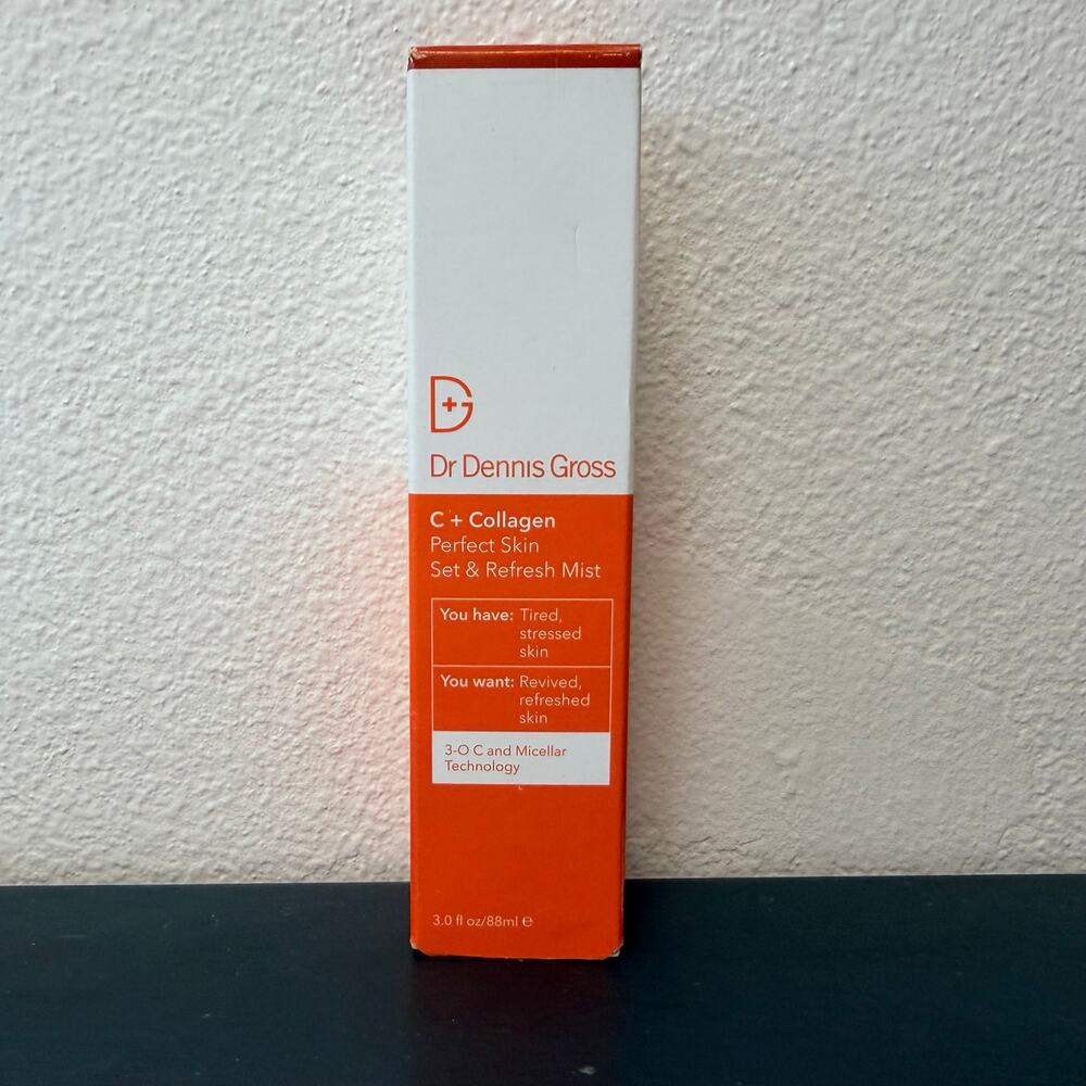 Dr Dennis Gross C+ Collagen Perfect Skin Set Antioxidant Protect Refresh Mist